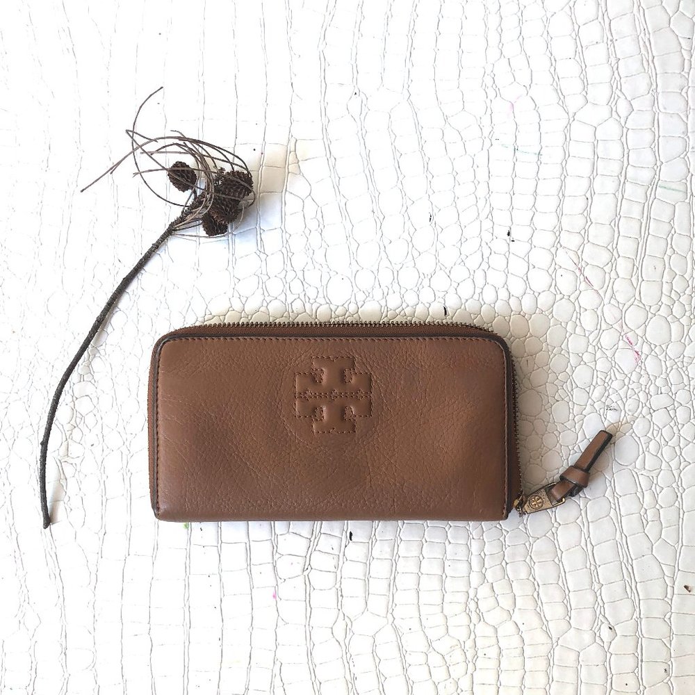 Tory Burch Leather Tan Wallet
